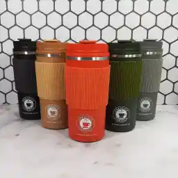 تراول ماگ طرح مای کافی حجم 450 میلی لیتر - مشکی