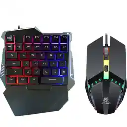 مینی کیبورد و موس گیمینگ Jeqang مدل JK-913