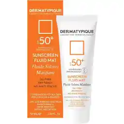 کرم ضد آفتاب فلویید مت بی رنگ درماتیپیک فاقد چربی مناسب پوست مختلط تا چرب SPF50