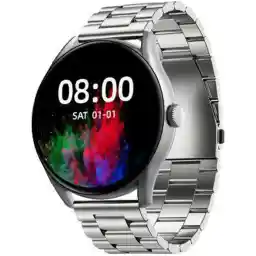 ساعت هوشمند گرین لیون مدل Green Lion Signature Smart Watch GNSIG - نقره ای