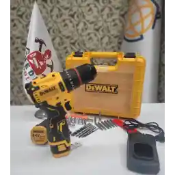 دریل شارژی سه نظام فلزی دیوالت ۲۴ ولت مدلDEWALTBRUSHLEES