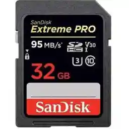 کارت حافظه SDHC سن دیسک مدل Extreme PRO V30 کلاس 10 استاندارد UHS-I سرعت 95MBps ظرفیت 32 گیگابایت