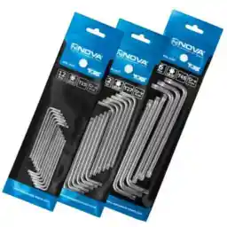 مجموعه 12 عددی آچار ستاره ای نووا مدل NTK 1430