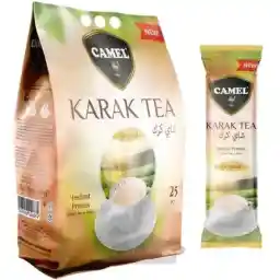 شیر چای کرک camel اورجینال بسته 25 تایی