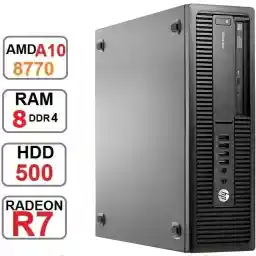 مینی کیس اچ پی Hp EliteDesk 705 G3 SFF A10 R7 8770 8GB Ram HDD 500GB