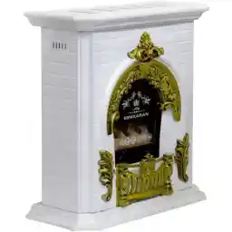 بخاری گازسوز شومینه ۳۰۰۰۰ مدل پرنس - سفید طلایی