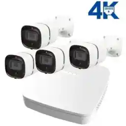 دوربین مداربسته ip تحت شبکه پلاک خوان 5mp سونی دید در شب رنگی پک 4 عددی