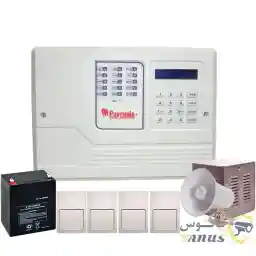 پکیج کامل دزدگیر منزل و اماکن سیم کارتی 2 چشمی پایرونیکس