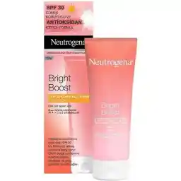 ژل ضد آفتاب بدون رنگ نوتروژینا spf 30 Bright Boost مناسب برای انواع پوست حجم 50 میلی لیتر