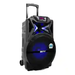 اسپیکر چمدانی بلوتوثی شارژی و برقی قابل حمل جیپاس مدل GEEPAS-11131