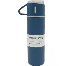 فلاسک کادویی - فلاسک دوتایی 500 میلی لیتر - طوسی