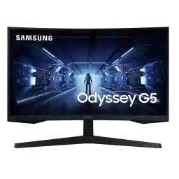 مانیتور منحنی 27 اینچ سامسونگ مدل Odyssey G5 LC27G55TQ-W