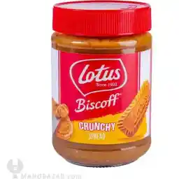کرم بیسکویت کرانچی لوتوس وزن 400 گرم