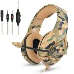 هدفون گیمینگ اونیکوما مدل ONIKUMA K1-B طرح ارتشی