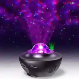 چراغ خواب کهکشان اسپیکر دار starry projector light