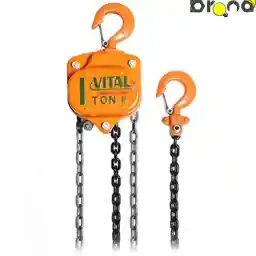 جرثقیل دستی زنجیری 1 تن ویتال مدل VL5-10