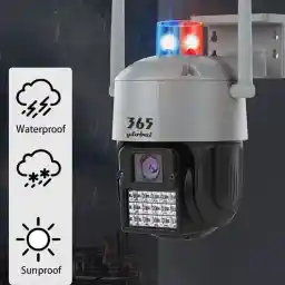 دوربین چرخشی وایفای پلیسی آژیر دار IPC V380 -CI66