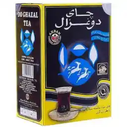 چای سیاه شکسته سیلان دو غزال با رایحه ارل گری 500 گرم