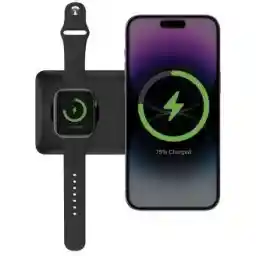 پاوربانک انرجیا bazic GoPower Mag ظرفیت 10000 میلی آمپرساعت دارای امکان شارژ وایرلس توان ۱۵ وات و استند