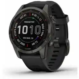 ساعت گارمین Fenix 7S Sapphire Solar Edition Cream Gold Titanium with Light Sand Band