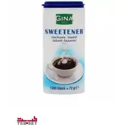 قرص قند دیابتی جینا Gina Sweetener بسته 1200 عددی