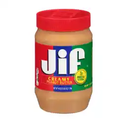 کره بادام زمینی کرمی جیف وزن 454 گرم