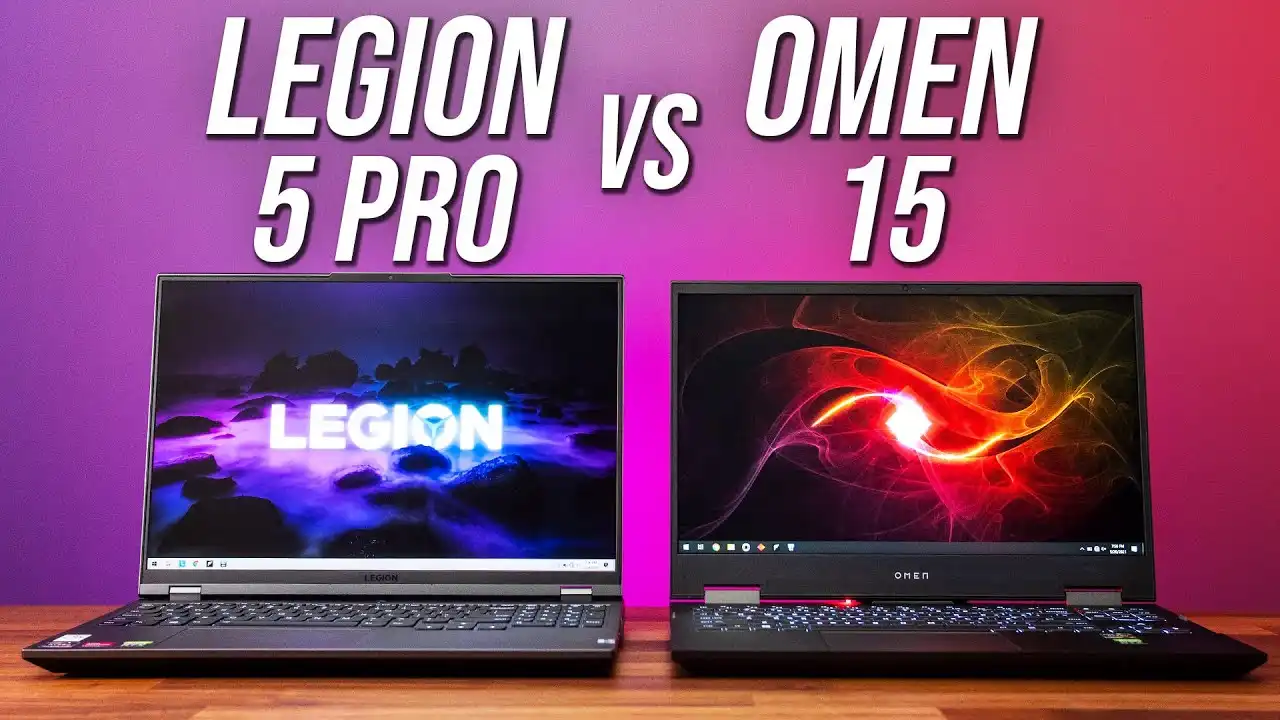 Lenovo Legion 5 Pro در مقابل HP Omen 15 - بهترین لپ تاپ گیمینگ Ryzen؟