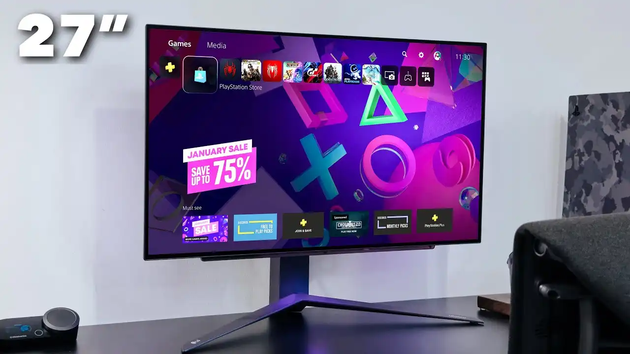 Monitor para juegos OLED de 27" de LG - 240 Hz 27GR95QE