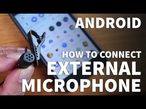 Externes Android-Mikrofon – Schließen Sie ein externes Mikrofon an ein Android-Telefon mit einer 3,5-mm-Kopfhörerbuchse an