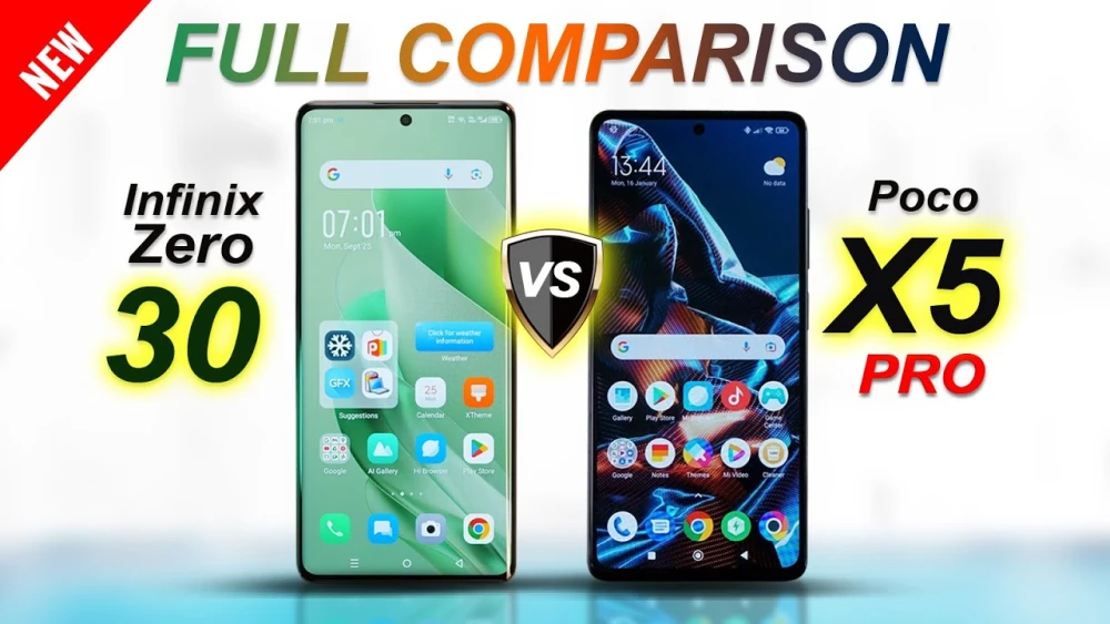 Infinix Zero 30 5G vs Poco X5 Pro 5G | FULL SPECS COMPARISON