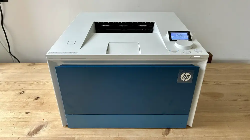 HP Color LaserJet Pro 4201dw review: I love this laser printer’s rich black text and hate the retro dial